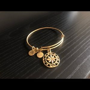 ALEX AND ANI GOLD COMPASS BRACELET